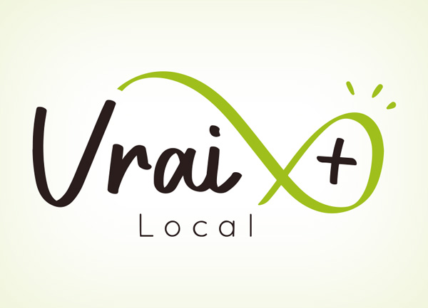 Vrai Plus Local Logo - Légumes et fruits de saison en local